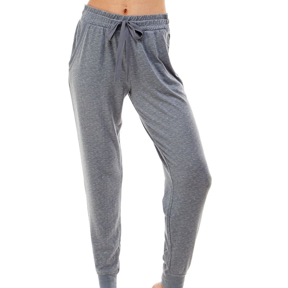 Roudelain Whisperluxe Jogger Pajama Bottoms Flintstone Gray